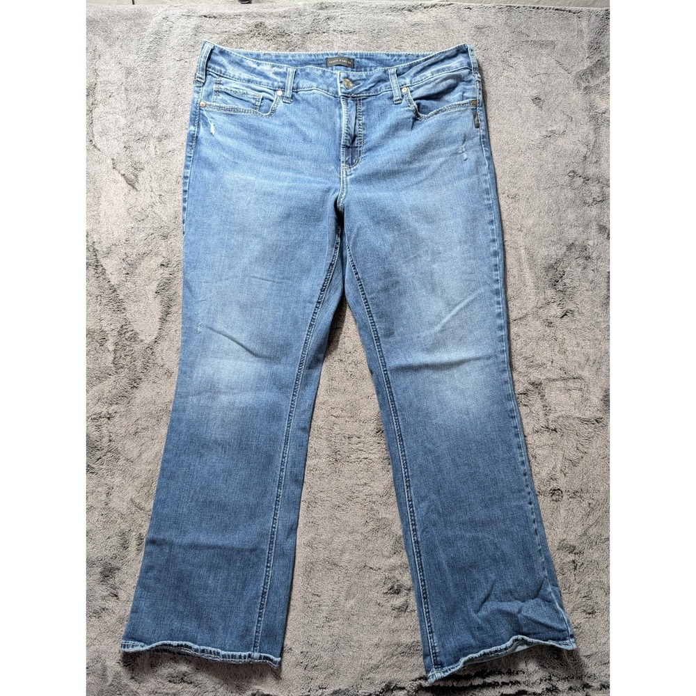 Silver Jeans Suki Boot Cut Women's Jeans Size 18W/L31 Medium Wash